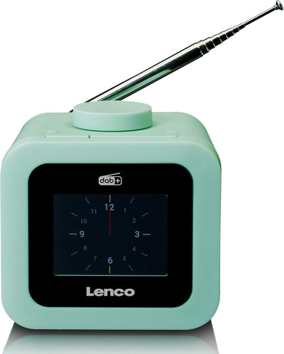 Lenco CR-620 DAB+ Uhrenradio - Radiowecker mit 3“ TFT Farbdisplay - PLL FM - 40 Senderspeicher für F