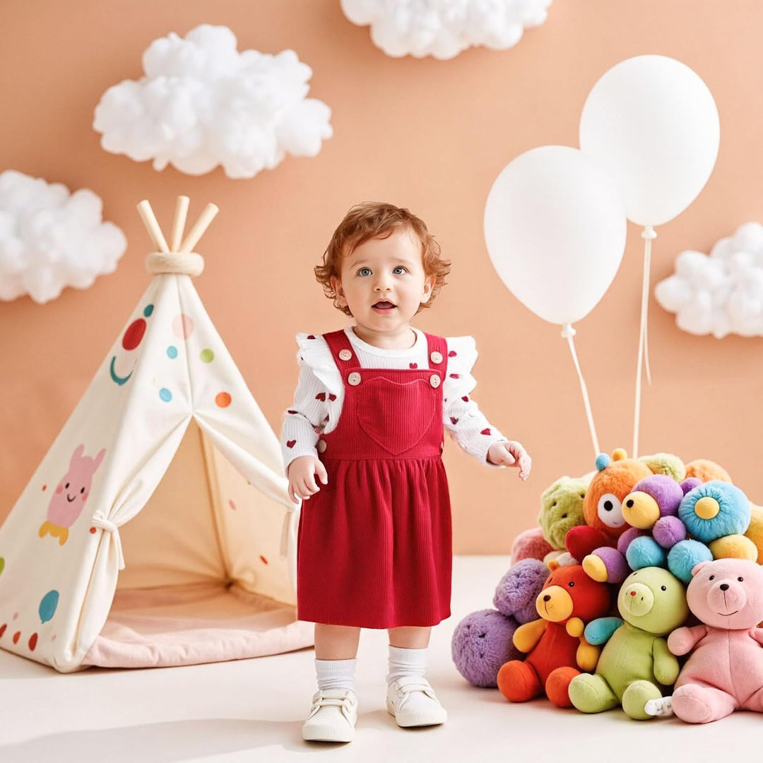 Asmea Baby Kleidung Mädchen Neugeborene Kleidung Rüschen Baby Strampler Baby Strapse Rock Bekleidung