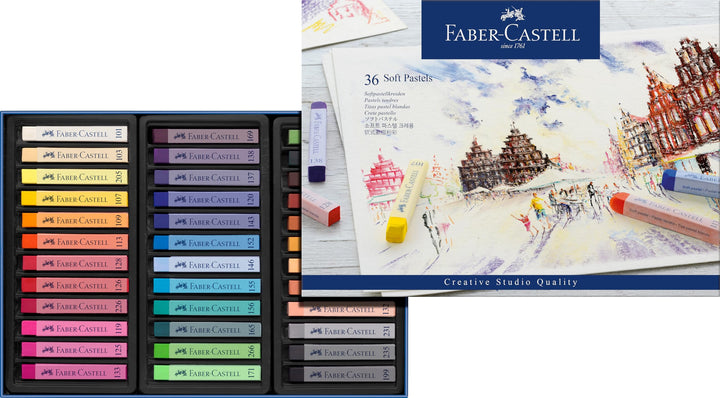 Faber-Castell 128336 - Softpastellkreide STUDIO QUALITY, 36er Etui, A