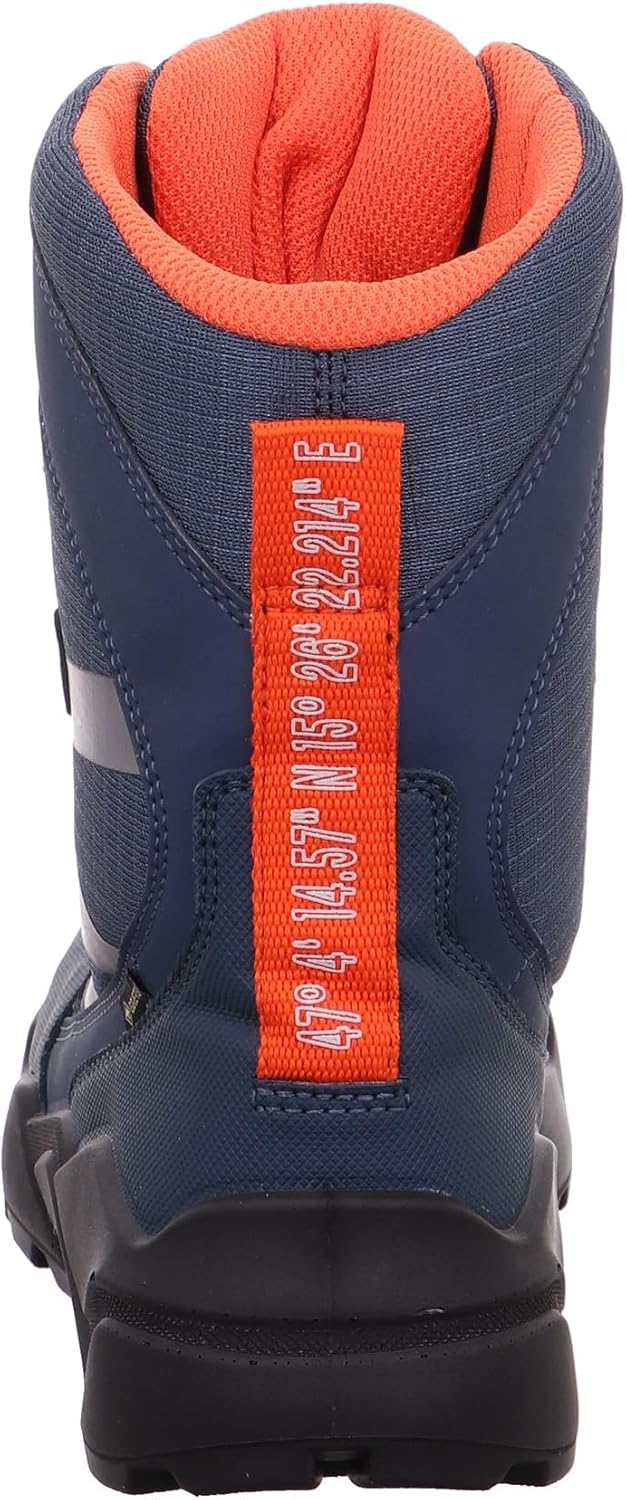 Superfit Jungen Rocket Warm Gefütterte Gore-tex Schneestiefel 34 EU Weit Blau Orange 8000, 34 EU Wei