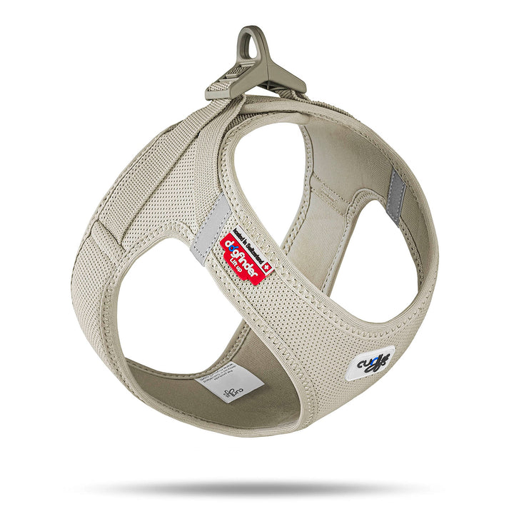 Vest Harness curli Clasp Air-Mesh Light-Tan S Beige (Light Tan) S Einfarbig, Beige (Light Tan) S Ein
