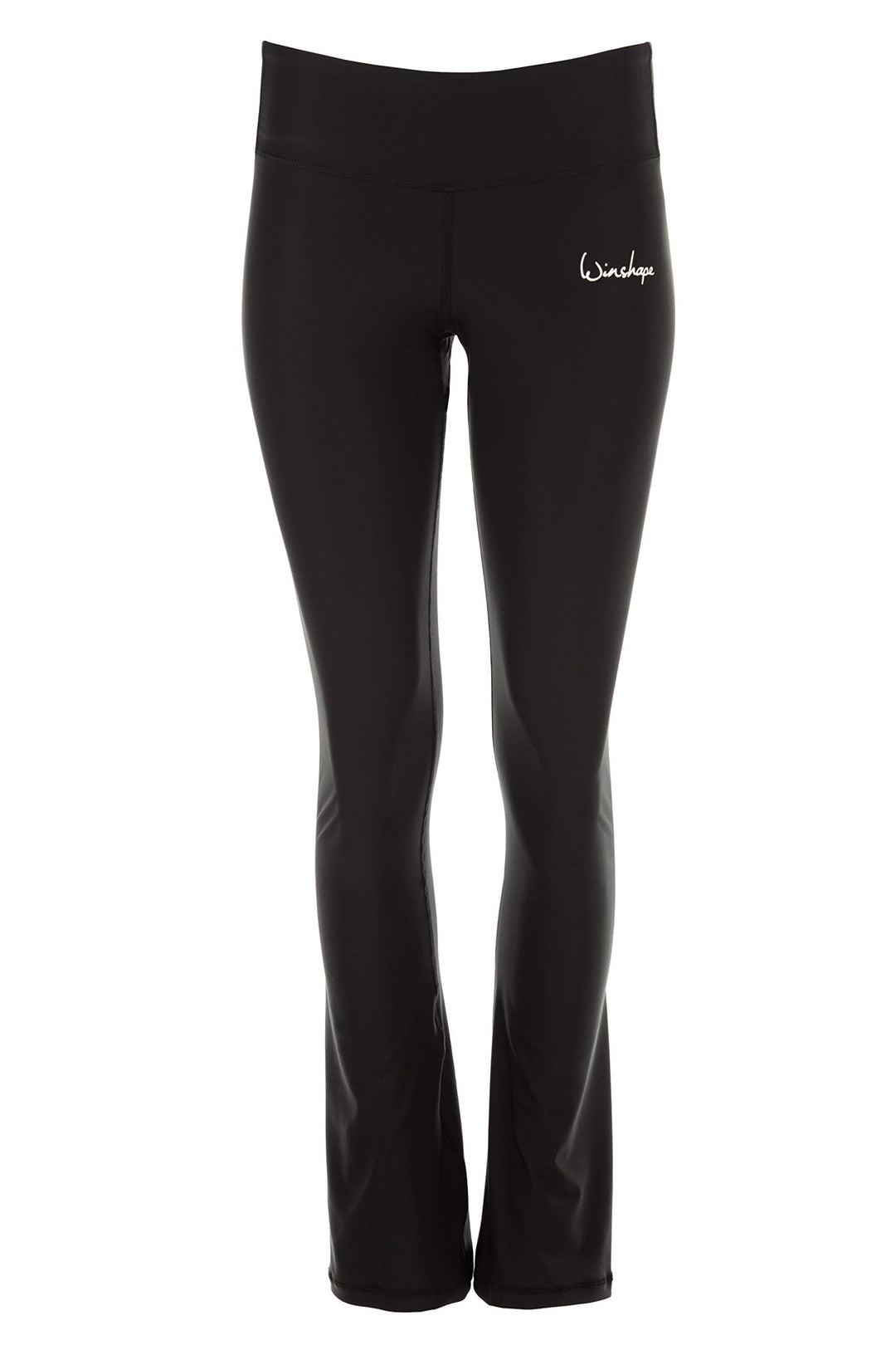 WINSHAPE Damen Boot Cut Leggings Damen Functional Boot Cut Leggings Bcl102, Schwarz, Slim Style, Fit