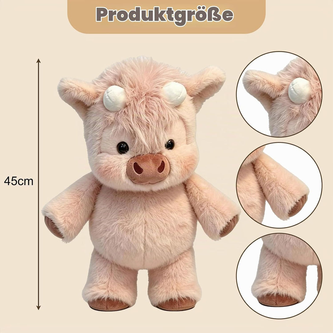 Running Cow Plush 45cm, Laufendes Kuscheltier, Interaktive Plüschtier Einer Laufenden Kuh, Kuh Kusch