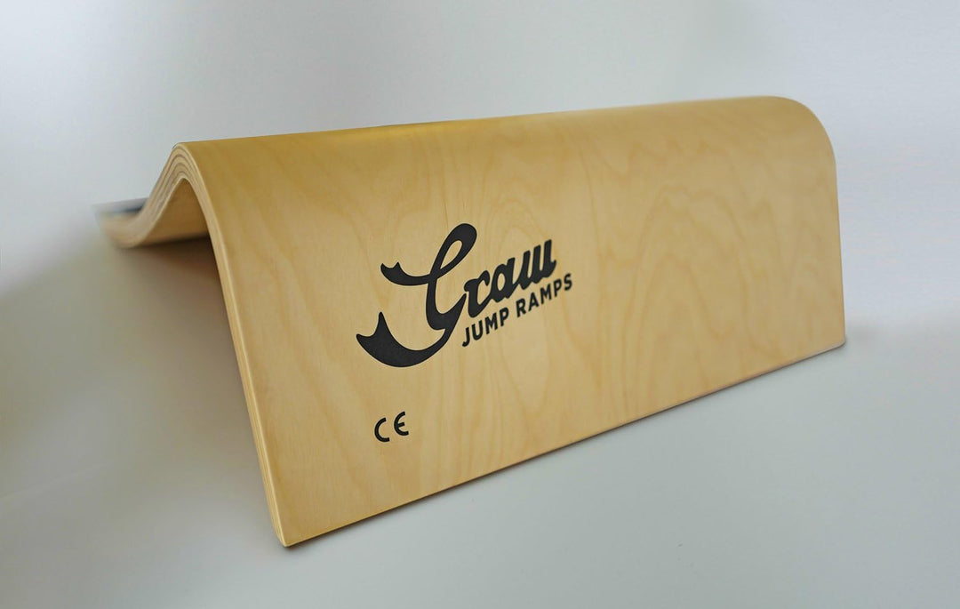 Graw Jump Ramps G20 Sprungrampe - 20 cm Höhe - Für Skateboard, Scooter, Roller, Skates, RC und ander