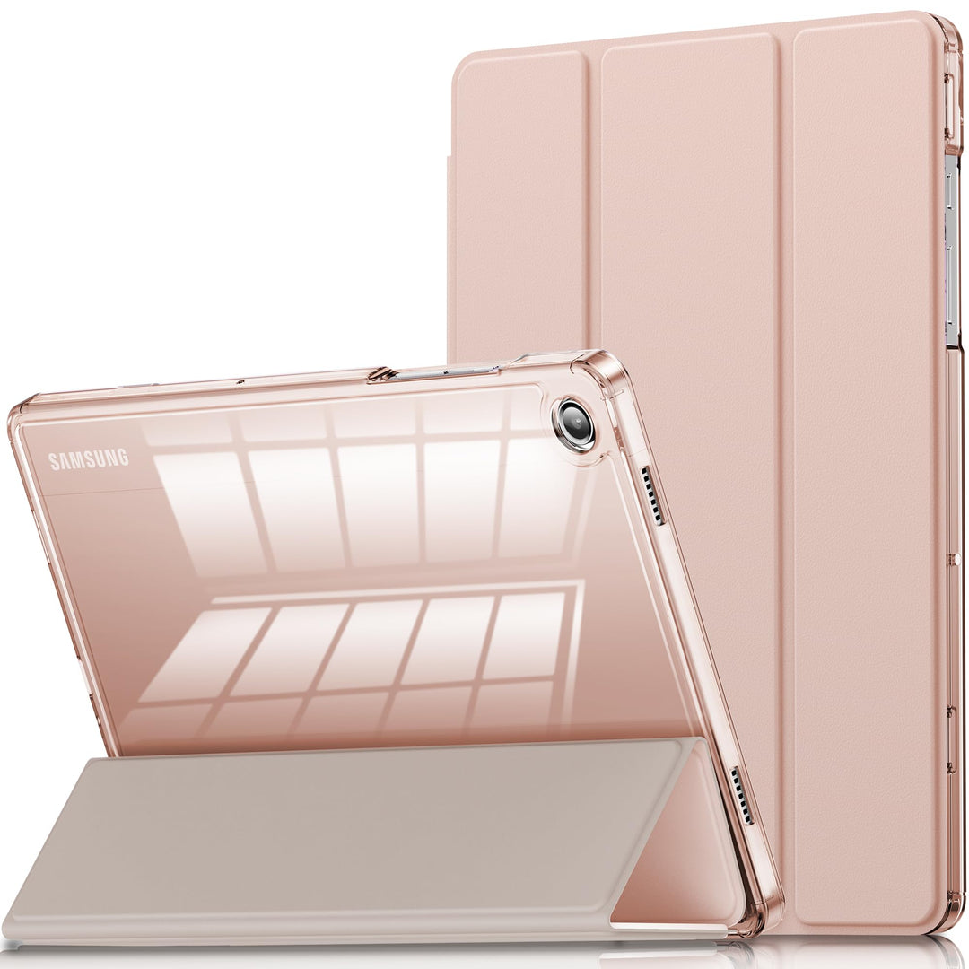 INFILAND Hülle für Samsung Galaxy Tab A11+/A9+11 Zoll (2023/2025),Schlanke Standfunktion Kristallkla
