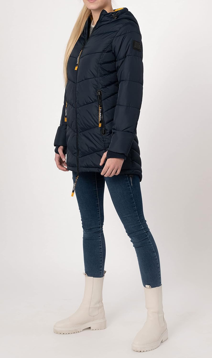 Sublevel Damen Mantel Winterjacke warme Jacke Outdoorjacke mit Kapuze sportlicher Damen Mädchen Park