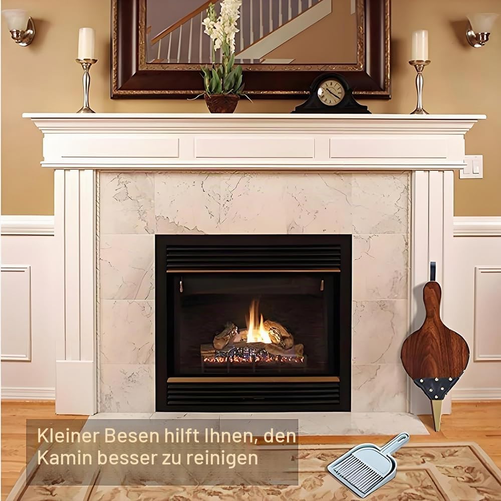 Blasebalg, Goldfarbene Ziernägel, Handblasebalg Luftgebläse Aus Holz, Kunststoffbalg, Kamin & Grill