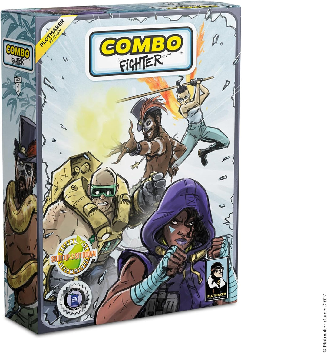 Plotmaker Games - Combo Fighter: Plotmaker Edition - Pack 1 - Kartenspiel - 1 bis 4 Spieler - Ab 14