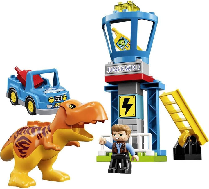 LEGO 10880 DUPLO Jurassic World T-Rex Aussichtsplattform Single, Single