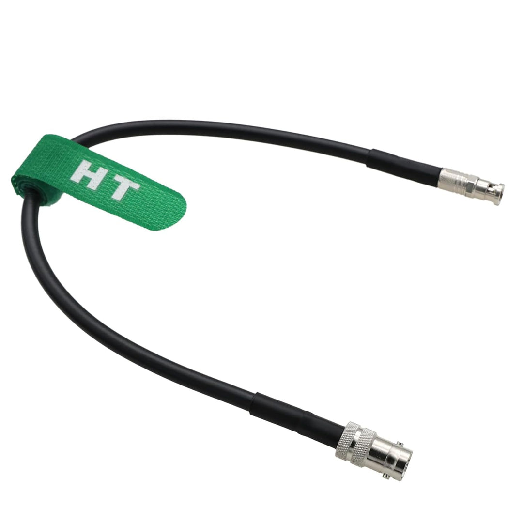 HangTon High Density HD Micro BNC auf BNC Buchse Adapter, 4K 12G SDI Videokabel für Blackmagic Video