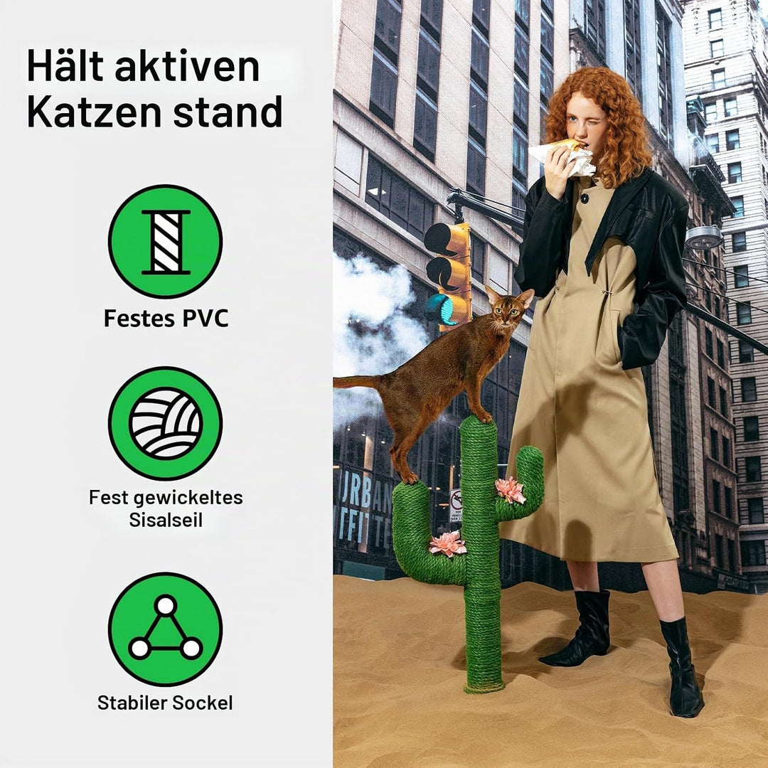 VETRESKA Katzenkratzbaum, Hoher Katzenkratzbaum Für Indoor-Katzen, Katzenbaumturm, Extra Grosser lan