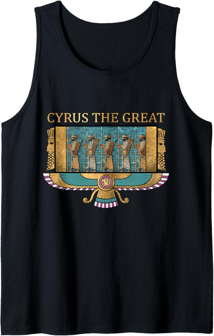 Cyrus der Grosse Alte Persien Achämenidisches persisches Tank Top
