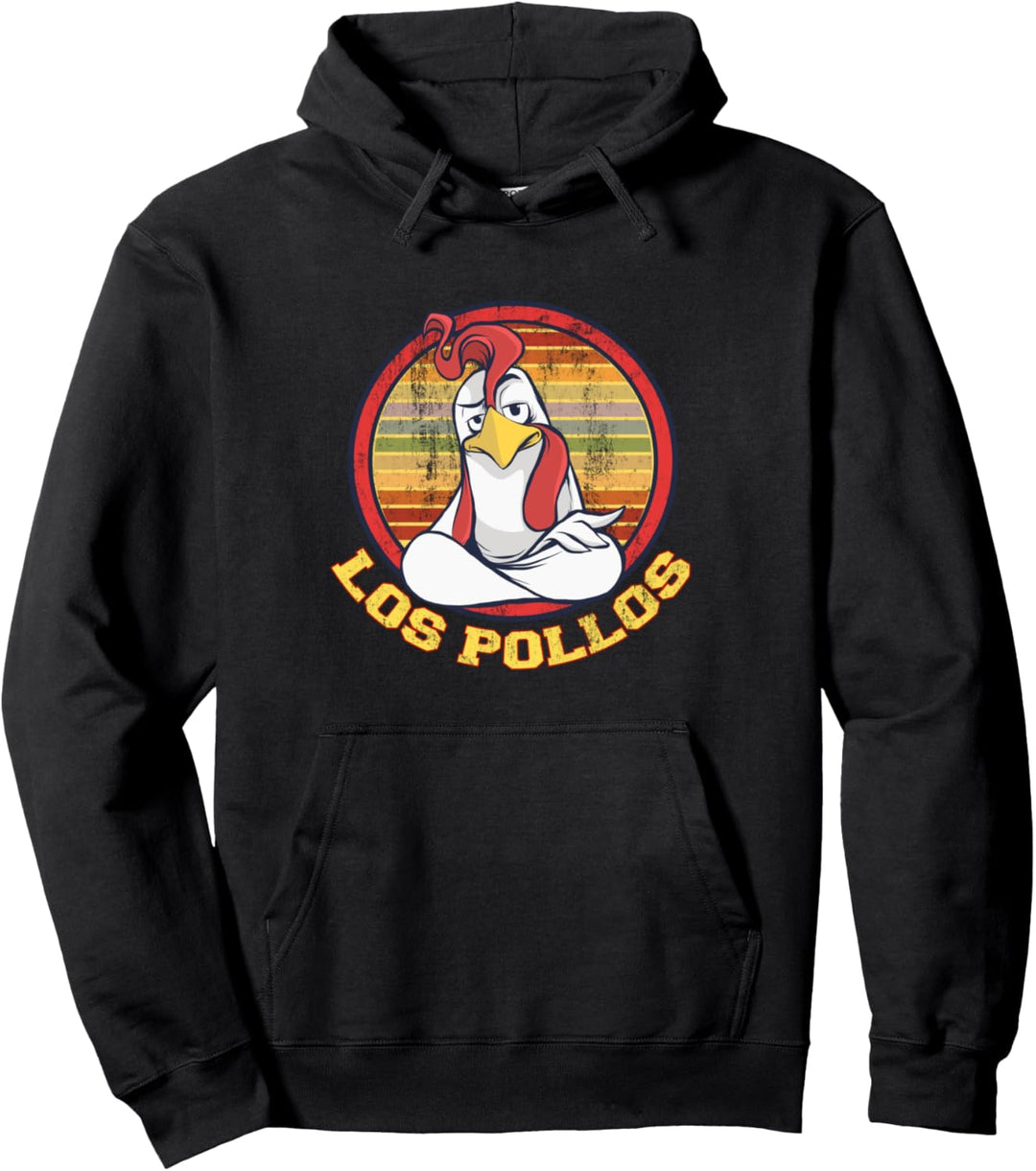 Los Pollos Huhn Retro Vintage Pullover Hoodie