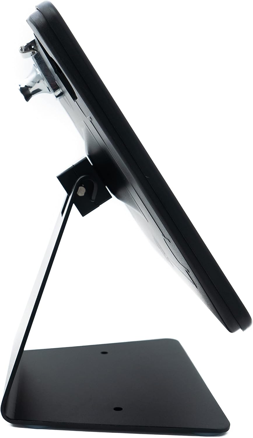 System-S Tischhalterung 180° Ständer abschliessbar für iPad 10 Pro 11 Air 4 5 in Schwarz