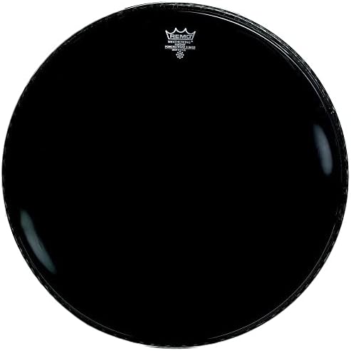 Remo Powerstroke 3 Ebony Resonant with 5in Dynamo Ring 20" P3-1020-ES, 20"