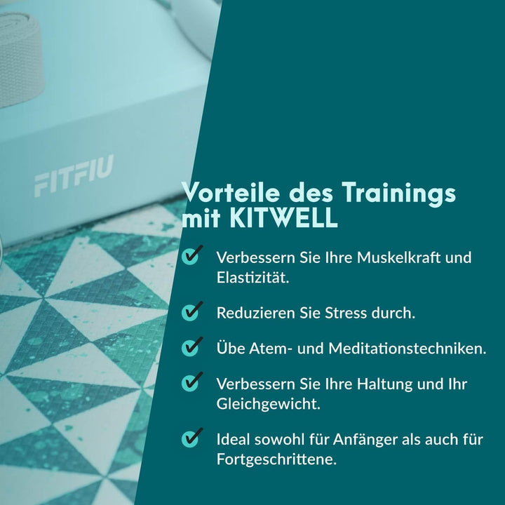 Fitfiu Fitness – Set Blau 4 Zubehörteile, Blau 4 Zubehörteile