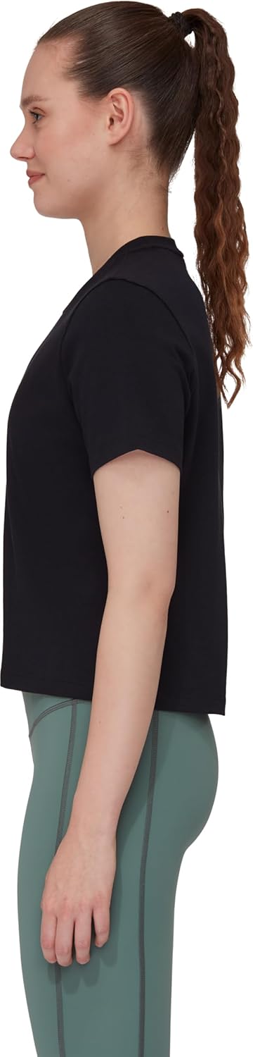 Mammut Damen Massone T-Shirt Cropped Women Patch T-Shirt (1er Pack) XS Schwarz, XS Schwarz