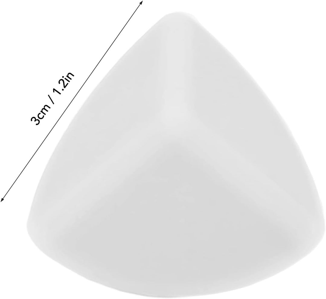 Silikon Eckenschutz für Möbel, 20 Stück in Schwarz und Weiss, 3x3x3 cm, Anti-Kollision Kantenschutz
