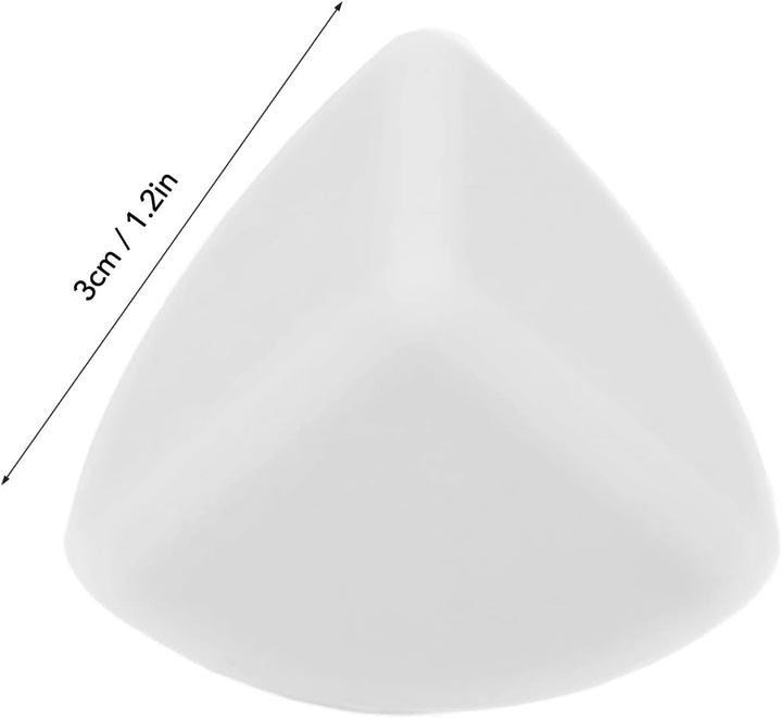 Silikon Eckenschutz für Möbel, 20 Stück in Schwarz und Weiss, 3x3x3 cm, Anti-Kollision Kantenschutz