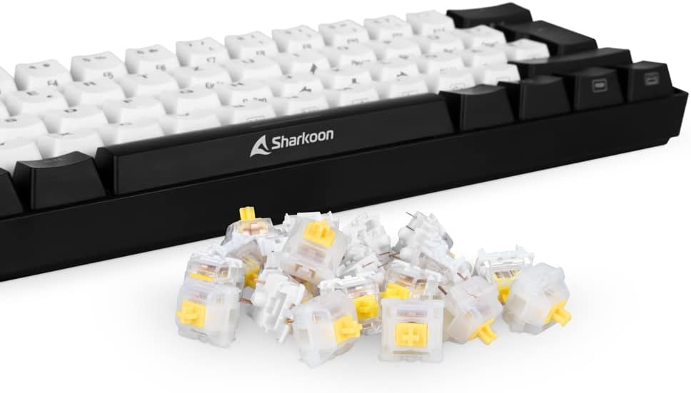 Sharkoon Switch Set Gateron Cap Milky Yellow