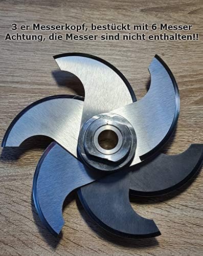 Edelstahlmesser V4A passend für den Beeketal BFK9 Kutter oder Royal Catering RCMC-400W, und für unse