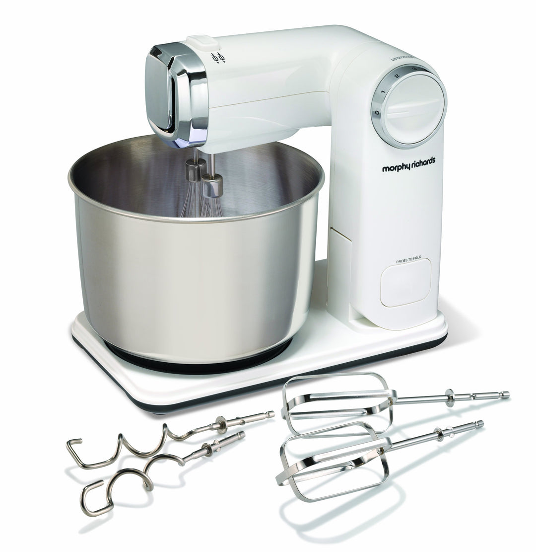 Morphy Richards 48992 Faltbare Küchenmaschine, weiss, Weiß