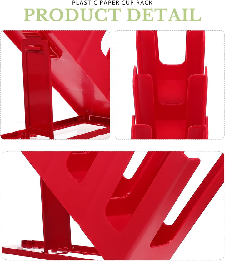 Housoutil Einwegbecher Spender Pappbecher Halter Stehende Becherspender Getränkespender Tassenspende