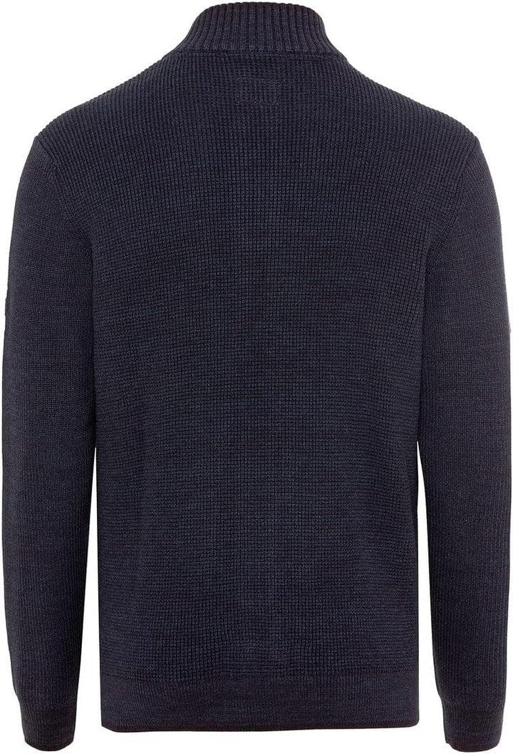 camel active Herren Strickjacke 3XL Indigo, 3XL Indigo