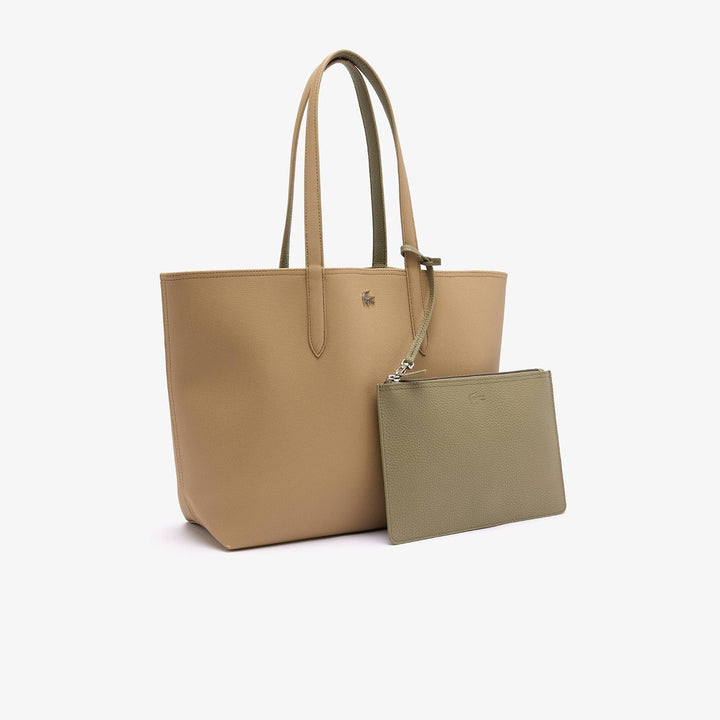 Lacoste Damen Nf2142aa Einkaufstasche Eco Sand Eco Kelp (M48), Beige (M48)
