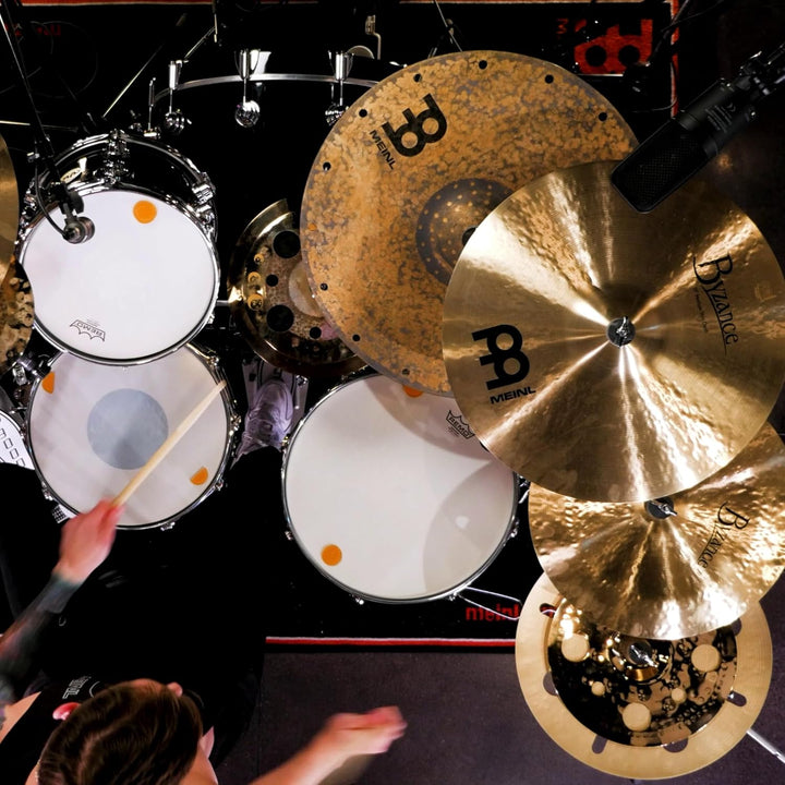 Meinl Cymbals Artist Concept Models Luke Holland Bullet Stack 12/16 Zoll (Video) Trash Stack Schlagz