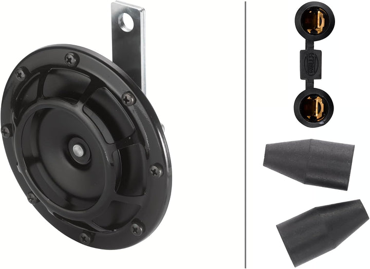 HELLA Horn - HEAVY DUTY HORN B133 - 24V - 110dB(A) - Frequenzbereich: 500Hz - Hochton - elektrisch -