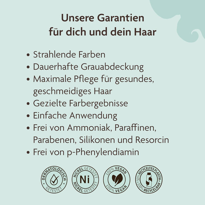 Sanotint - Haarfarbe Sensitive Nr. 73 „Naturbraun“ - Naturnahe dauerhafte Haarfarbe mit Goldhirse un