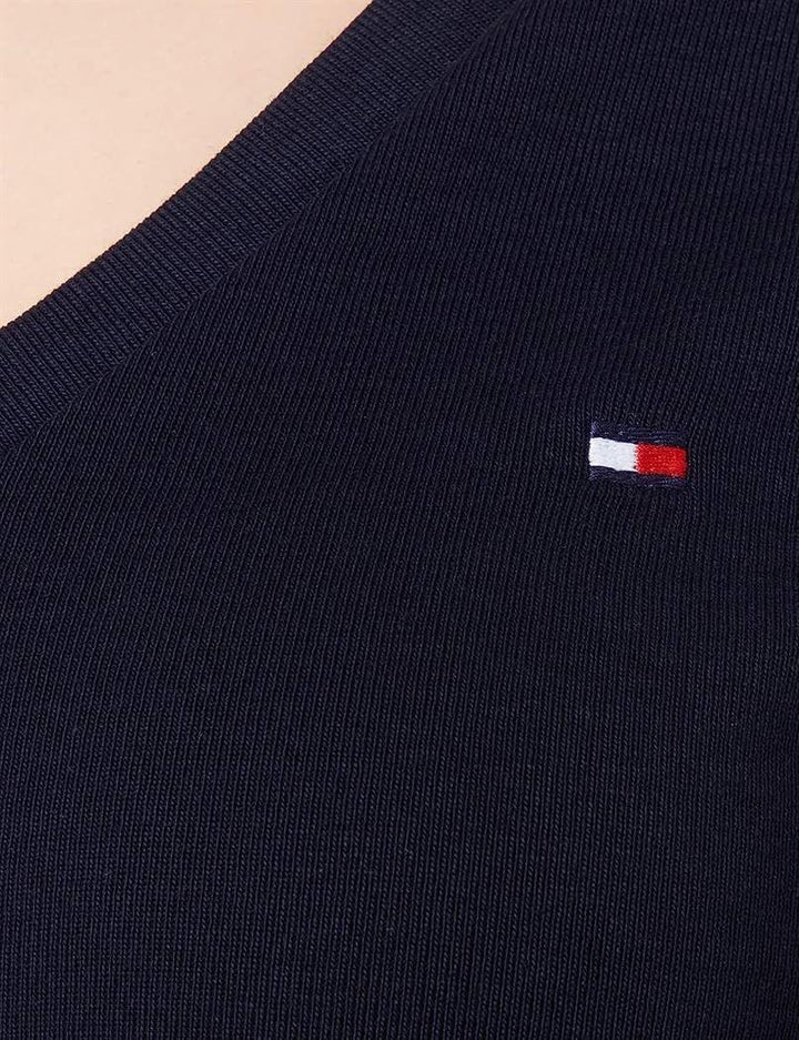 Tommy Hilfiger Damen Kurzarm Strickoberteile XS Blau (Desert Sky), XS Blau (Desert Sky)
