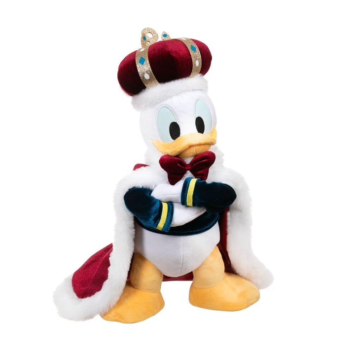 Disney Store Official - Donald Duck als König - Kuscheltier - 39 cm/15" - Plüsch-Spielzeug mit Umhan