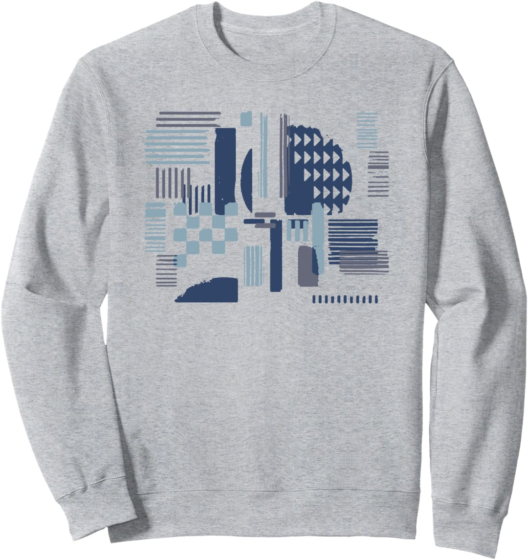 Abstract Blues Sweatshirt