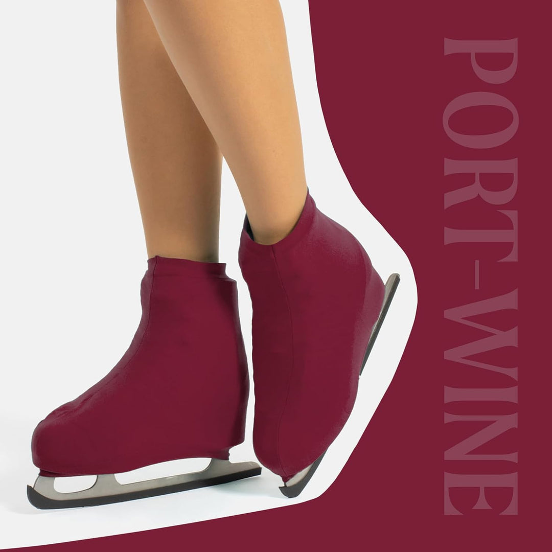 CALZITALY Skates Cover, Rollschuhe und Schlittschuhe Überzieher, Hautfarbe, Karamell, Schwarz, Schuh