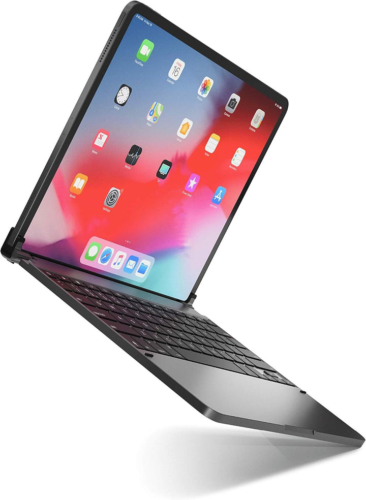 BRYDGE 12.9 Pro, Hochwertige Bluetooth Tastatur aus Aluminium, deutsches Layout QWERTZ, für das iPad