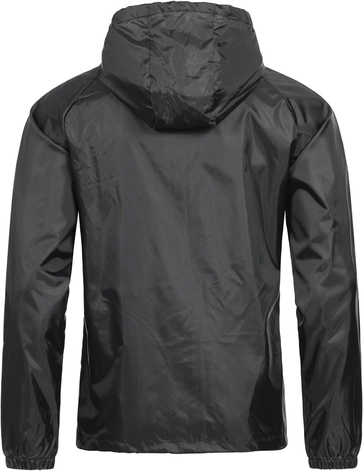 Geographical Norway 92B12 Nijak Herren Regen Jacke Schwarz S