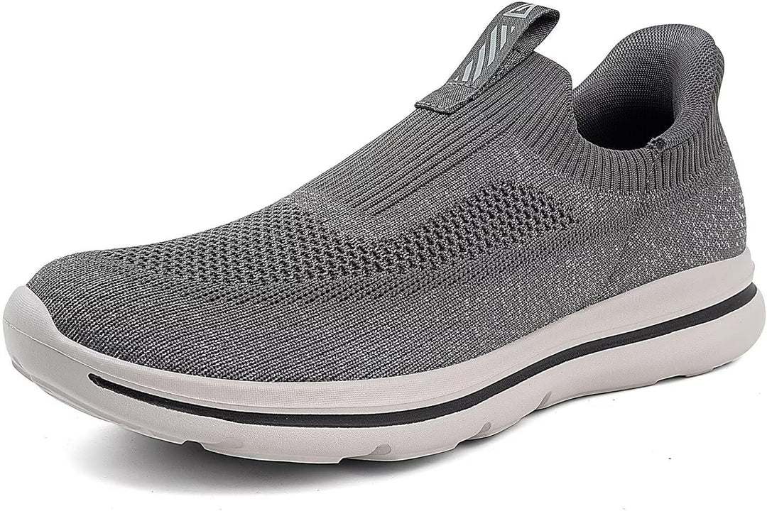 ODCKOI Herren Slip on Sneakers Mesh Atmungsaktiv Laufschuhe Bequem Turnschuhe Outdoor Fitness Sports