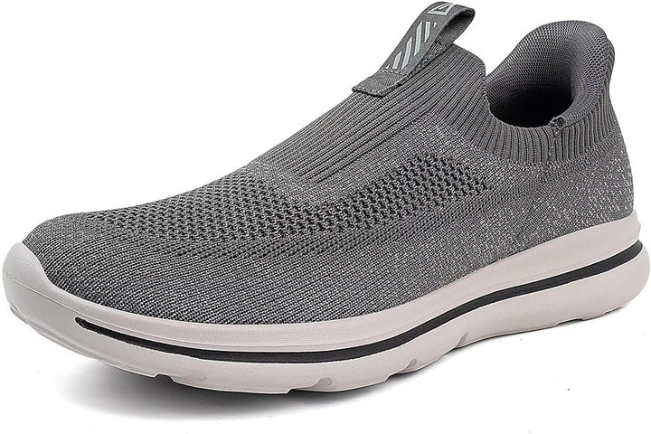 ODCKOI Herren Slip on Sneakers Mesh Atmungsaktiv Laufschuhe Bequem Turnschuhe Outdoor Fitness Sports