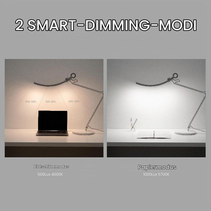 BenQ WiT - e-Reading Leuchte mit Anpassungsmöglichkeiten an die gegebenen Lichtverhältnisse, gold, 9