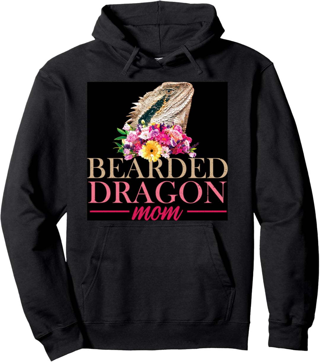Bartagamenmutter Mädchen- oder Frauenechse und Reptil Pullover Hoodie