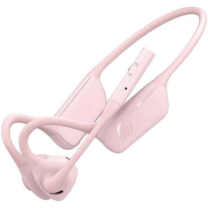 Smof Bluetooth Headset mit Mikrofon, Qualcomm® aptX-LL Open-Ear Kopfhörer Geräuschunterdrückung und