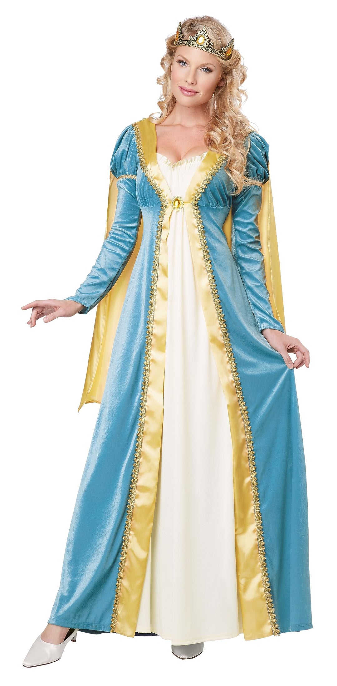 California Costumes 1365 Elegant Empress renaissance Adult-Sized Costume, Blue, S, S