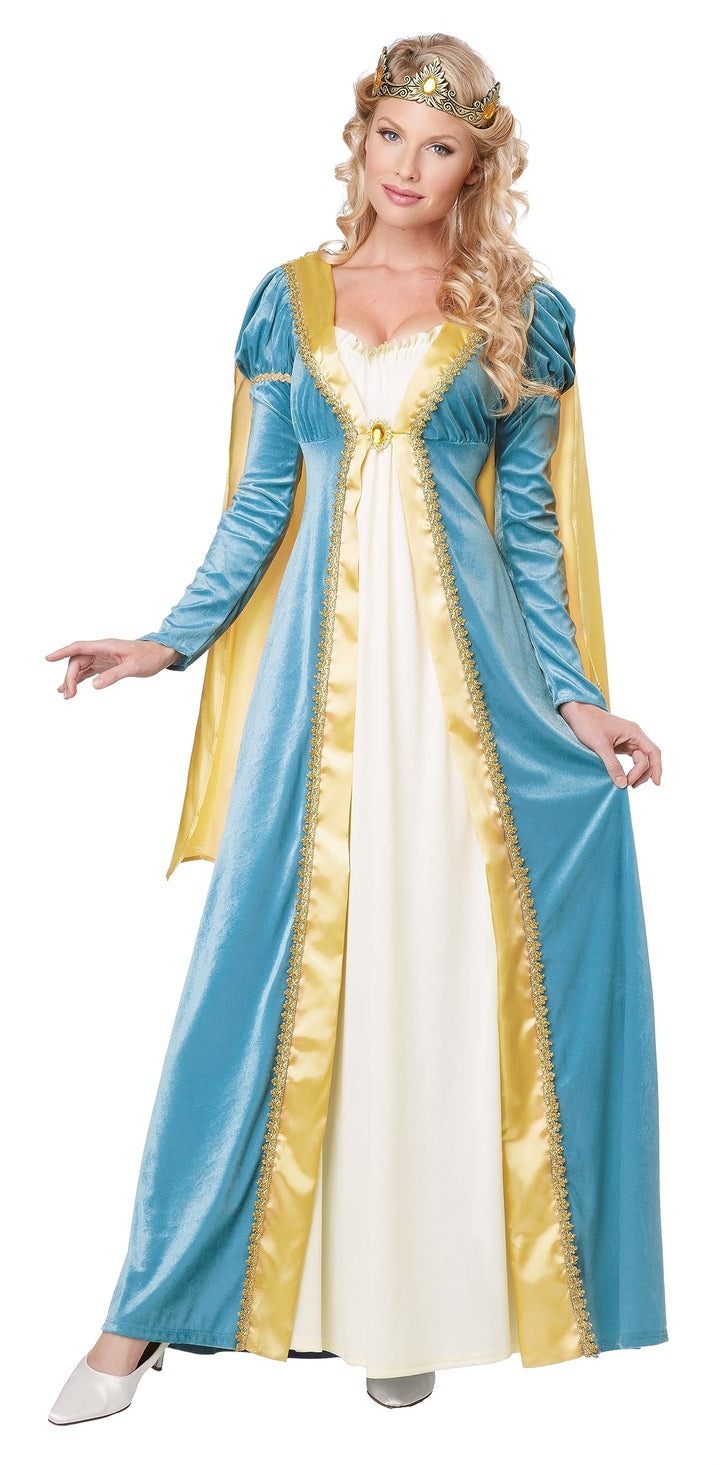 California Costumes 1365 Elegant Empress renaissance Adult-Sized Costume, Blue, S, S