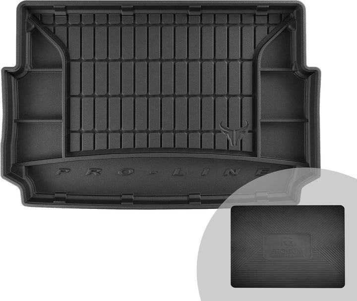 FROGUM ProLine 3D Gummimatte Exklusive Auto Kofferraummatte Kofferraumwanne für Ford Fiesta VII Acti