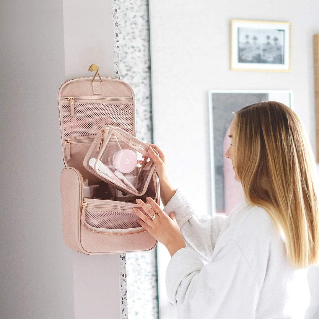 Stackers | aufhängbarer Kulturbeutel, Blassrosa (Blush Pink), Blush Pink