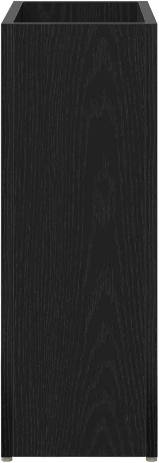 vidaXL Sonnenschirmhalter Schwarz Eichen-Optik 40 x 20 x 55,5 cm, Moderner Schirmständer aus Holzwer