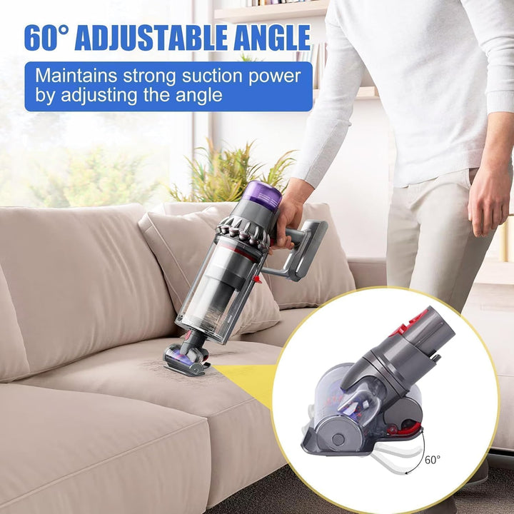 Upgrade Mini Elektrobürste für Dyson V15 V11 V10 V8 V7 Haardüse Bürste Anti Verwicklungs Aufsatz Sta