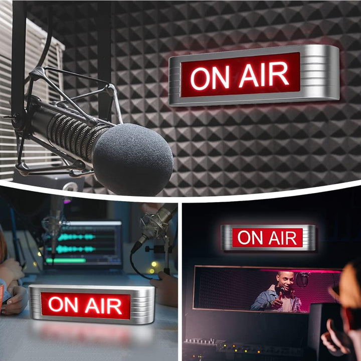 On Air Light Sign Aufnahme Studio Warnschild (Professionelles Studio, Radiosender Podcast, Aufnahmem